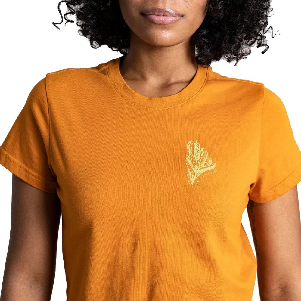 Women's Organic Rooted in Nature Short Sleeve Graphic T-Shirt - Sienna